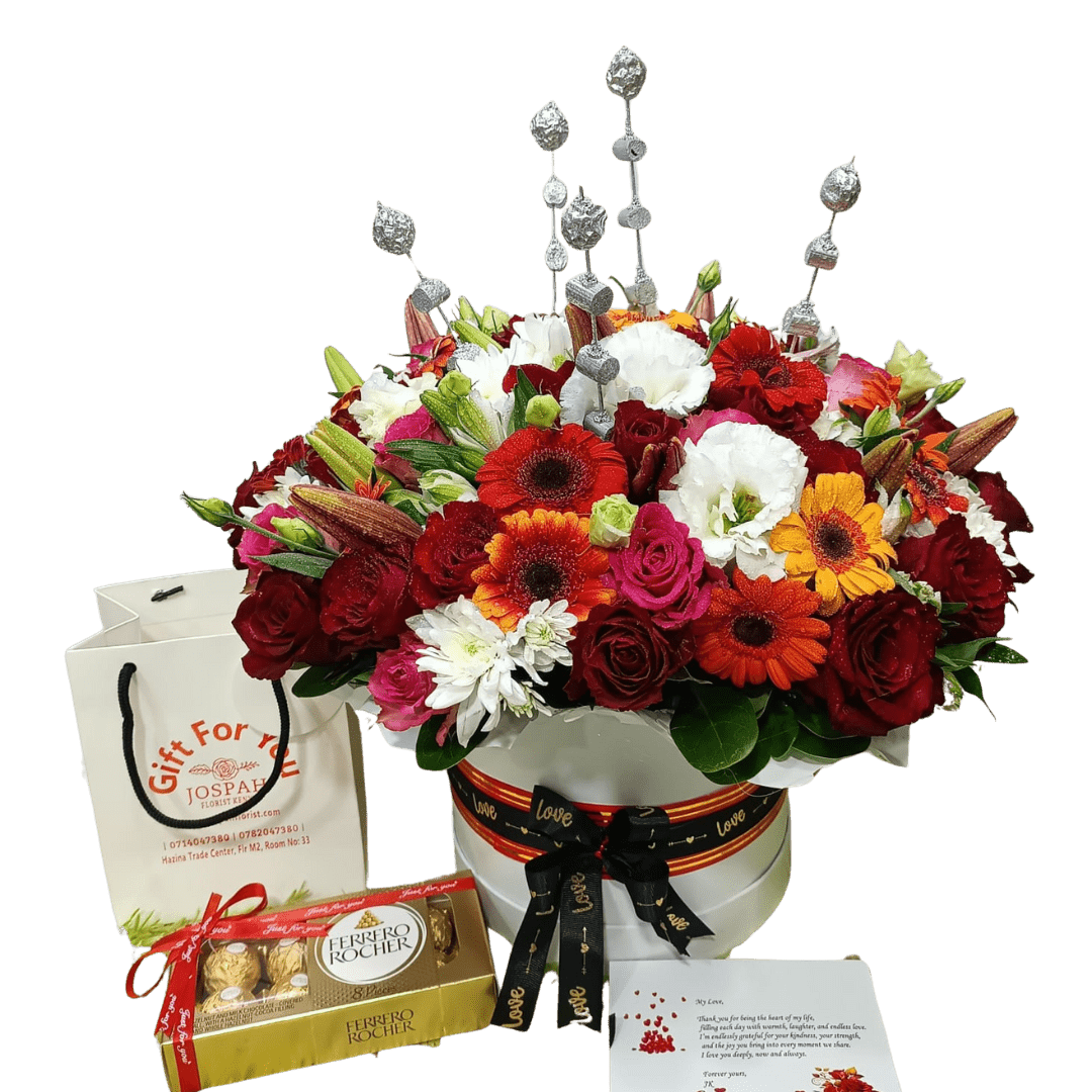 Send Elegant Flowers to Nairobi - Purity Bouquet