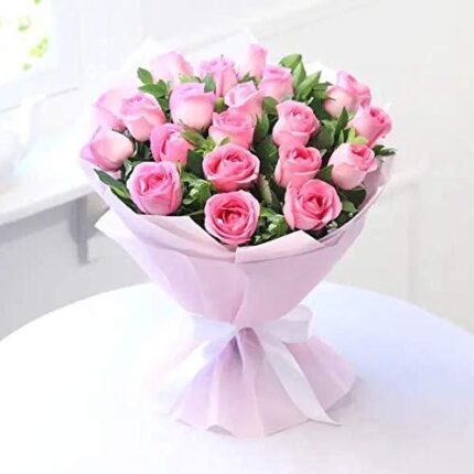40 enchanting pink roses