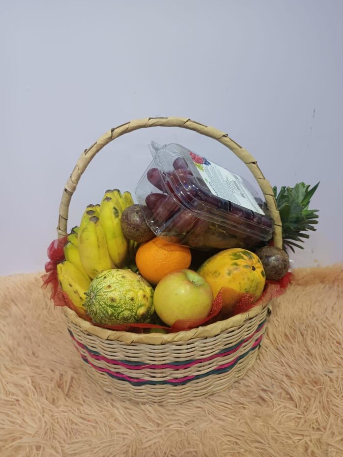 Fruit basket different fruits