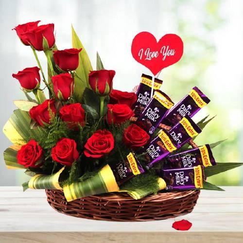 Red Roses and Chocolate Harmony