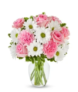 Pastel Daisy & Rose Delight