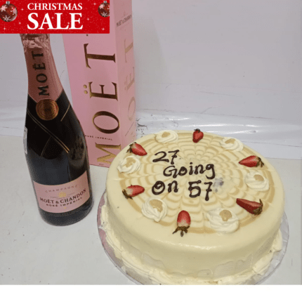 Celebrate in Style: Moët & Happy Birthday Cake Combo