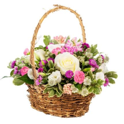 Christmas Celebration Mixed Flower Basket