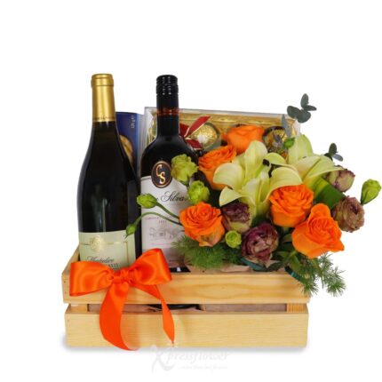 Wines, Flowers and Chocolates